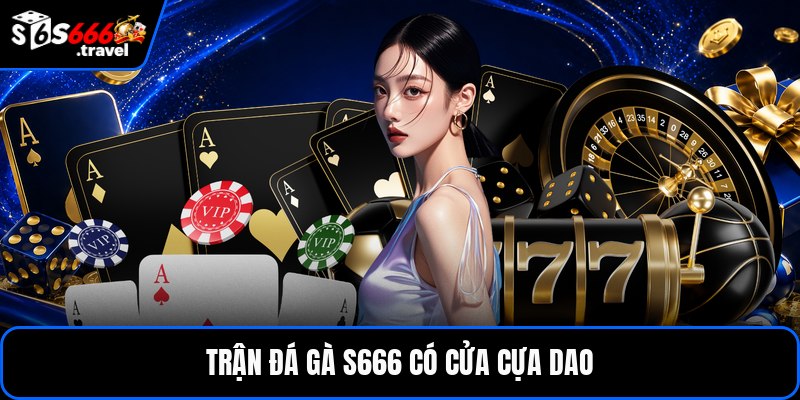 Trận đá gà S666 có cửa cựa dao