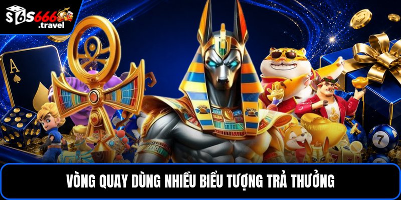 Vòng quay dùng nhiều biểu tượng trả thưởng